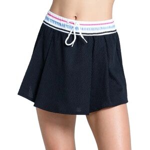 Lucky In Love High Waist Blue Streak Skirt Medium